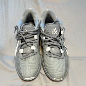 Nike Gray and White Athletic Shoes